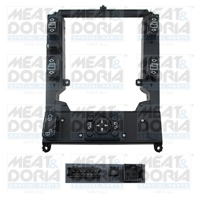 Switch, window regulator